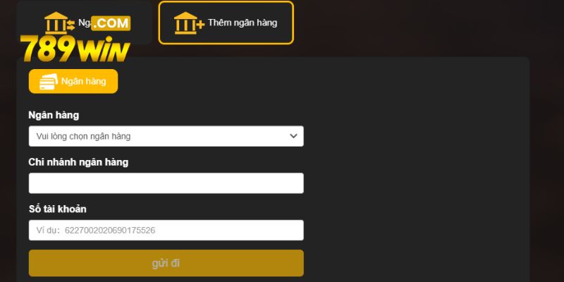 Cập nhật thông tin tài khoản thanh toán để nạp rút an toàn
