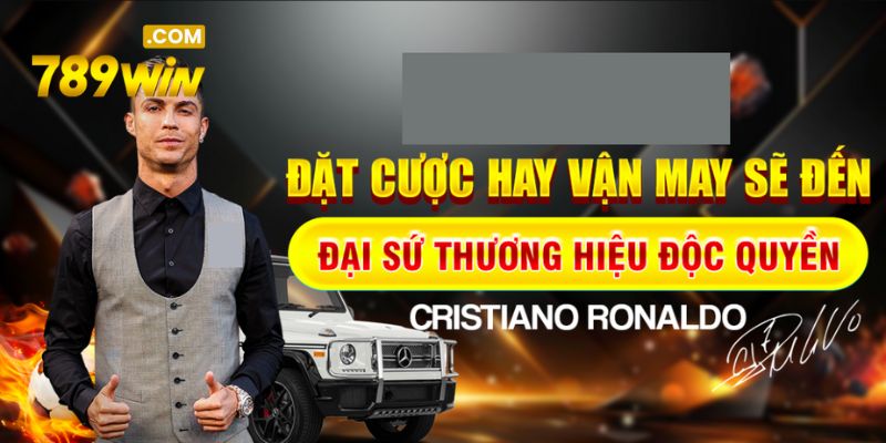 Đại sứ thương hiệu Cristiano Ronaldo của nhà cái 789WIN COM
