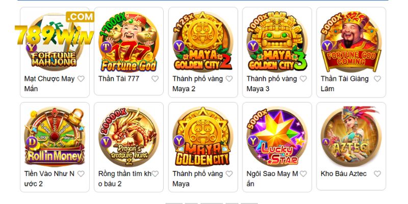 SLots 789WIN là một danh mục uy tín