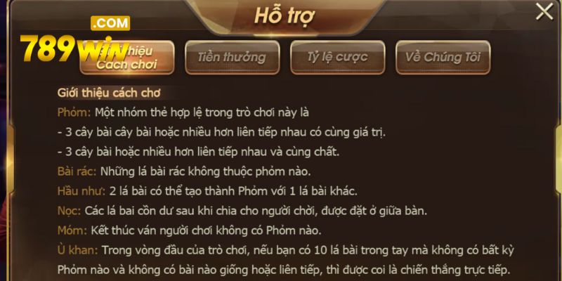 Mỗi ván đấu diễn ra người chơi cần tuân thủ quy luật